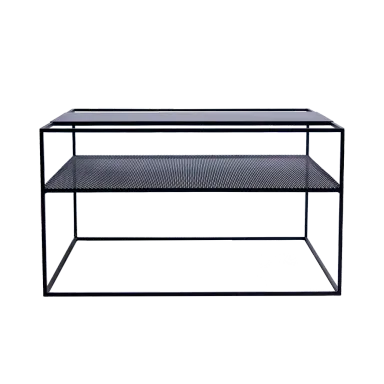 Klub stol MATRIX metal 80 - crna