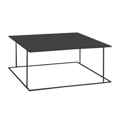 Klub stol WALT metal, crna