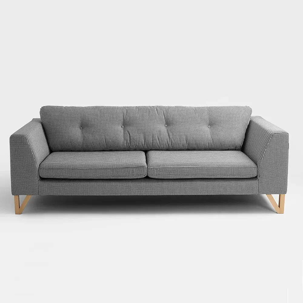 Trosjed WILLY, tamni houndstooth — lifestyle prikaz
