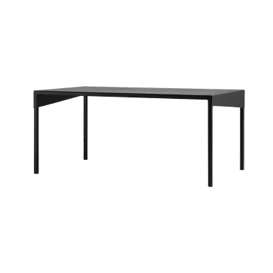 Klub stol OBROOS metal, crna