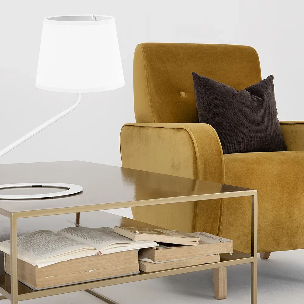 Stol lampa SHADE lampa – SHADE bijela noga bijela — gornji prikaz