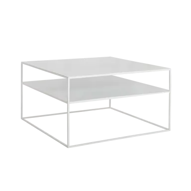 Klub stol 2 FLOOR TENSIO metal 80, bijela