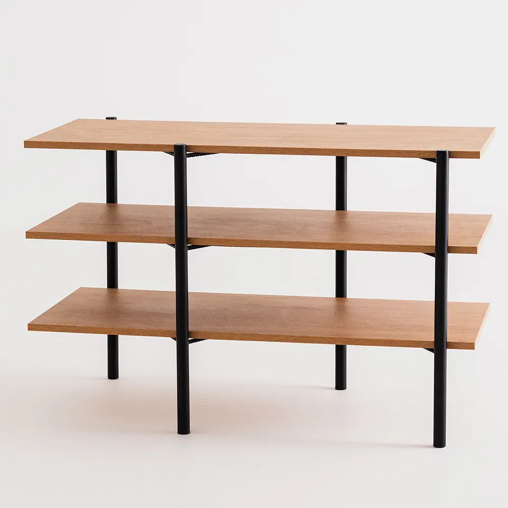 Konzolni stol RAVE BASIC 3F 110 – hrast(3395), crna — detalj