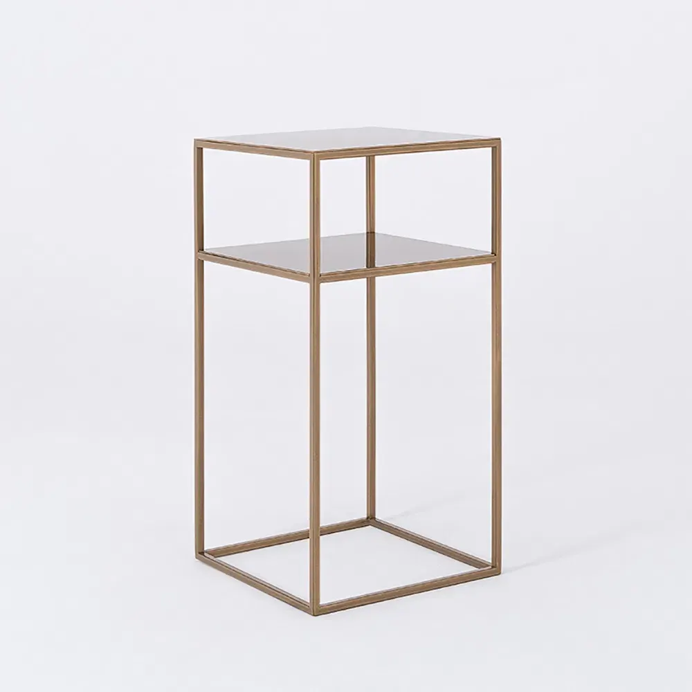 Klub stol TENSIO 2 FLOOR metal 30, zlatna — detalj