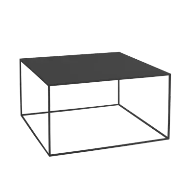 Klub stol TENSIO metal 80, crna