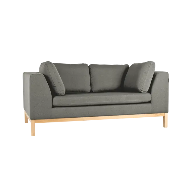 Dvosjed AMBIENT drvo - kwarc, prirodni, siva/kwarc 171×98×67
