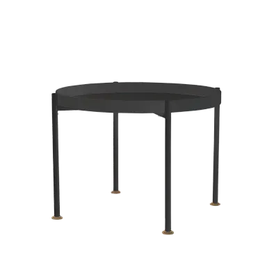 Klub stol HANNA metal 60-1F - crna