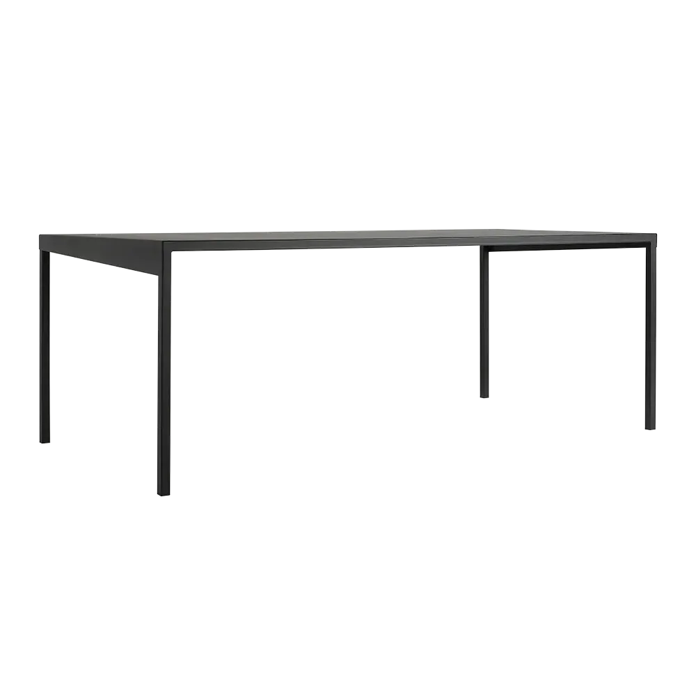 Blagovaonski stol OBROOS metal 200 – crna