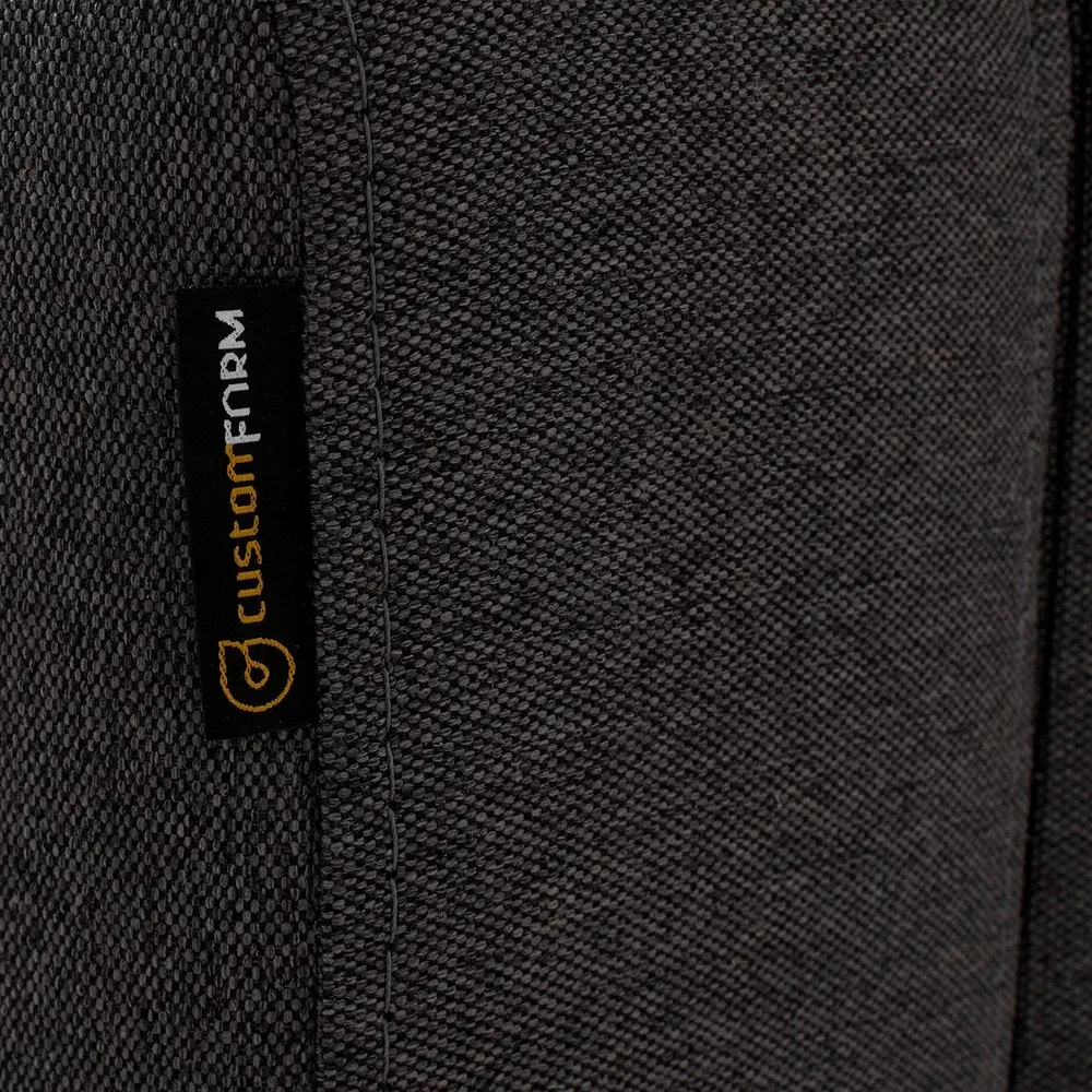 Trosjed kutna lijeva sofa SCANDIC, Carbon, Natura — detalj