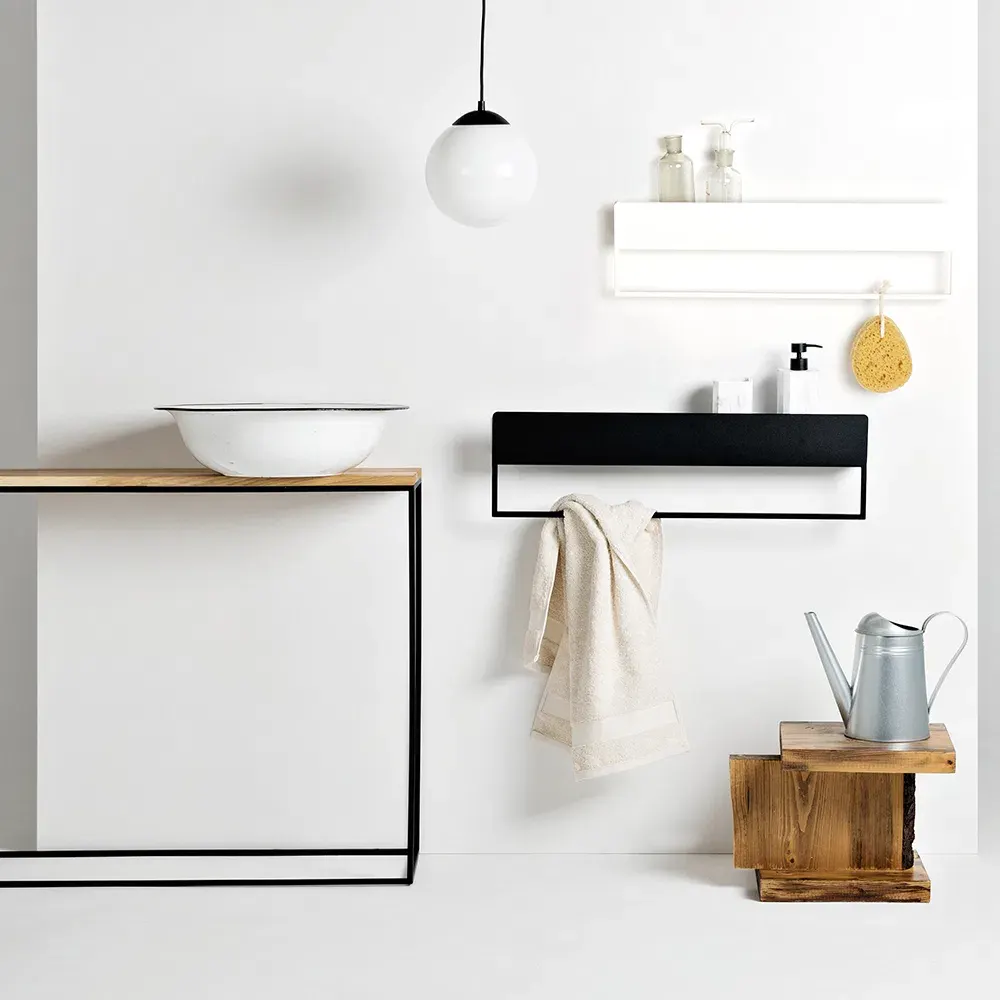 Polica LANDA RE-HANG 50 – bijela — detalj