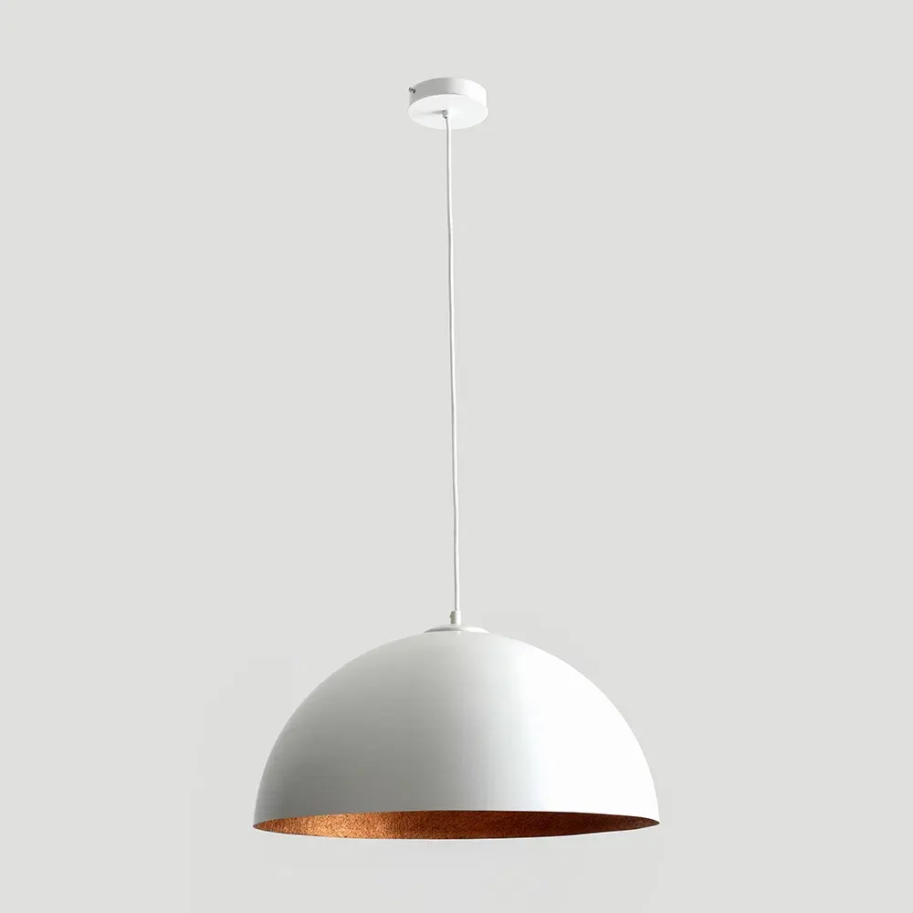 Plafonska lampa LORD 50 – bakreno-bijela — stražnji prikaz