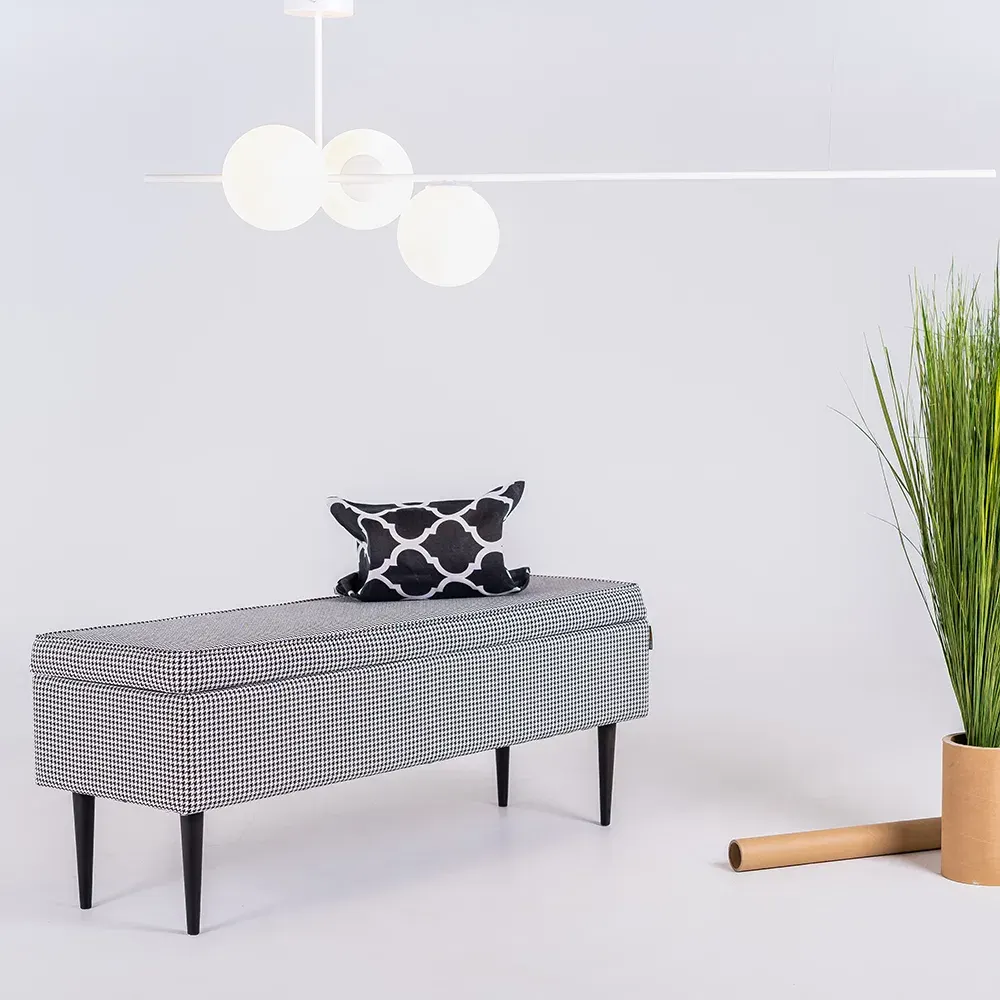 Viseća lampa BOBLER vodoravna – bijela — gornji prikaz