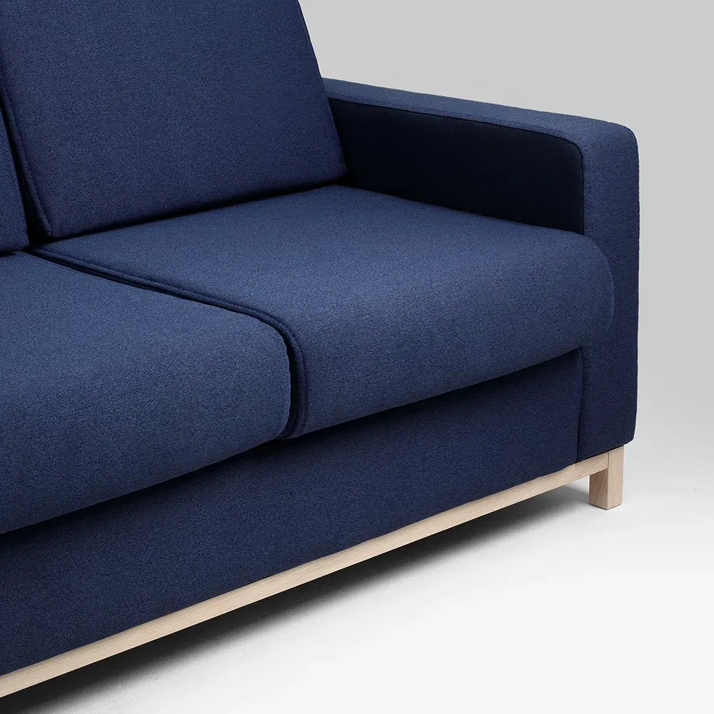 Trosjed krevet sofa SCANDIC, Inkjet, prirodni, Inky — gornji prikaz