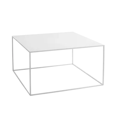 Klub stol TENSIO metal 80, bijela
