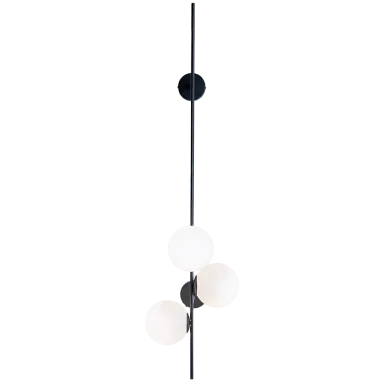 Zidna lampa BOBLER 2connect - crna
