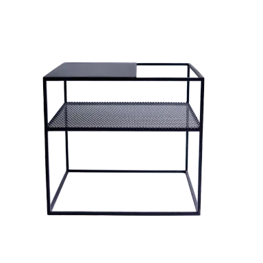 Klub stol MATRIX metal 50 - crna