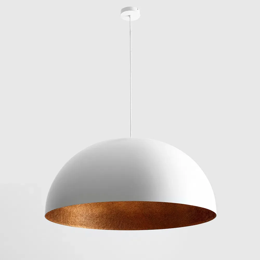 Plafonska lampa LORD 70 – bakreno-bijela — detalj