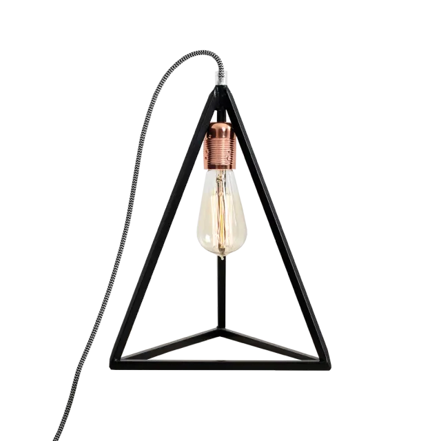 TRIMETRIC stol - crna — Stolna lampa 20×35 | V&B Casa