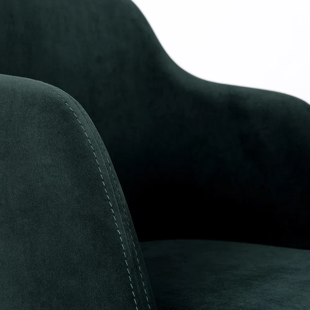 Stolica LULU ARMS – bottle zelena — detalj