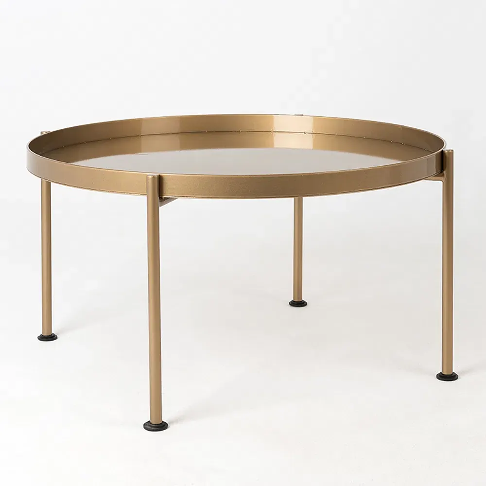 Klub stol HANNA metal 80-1F – zlatna — detalj