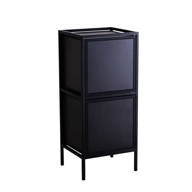 Regal SKAP crna 1R2 DOOR x2 — ploča za namještaj 45×40×102