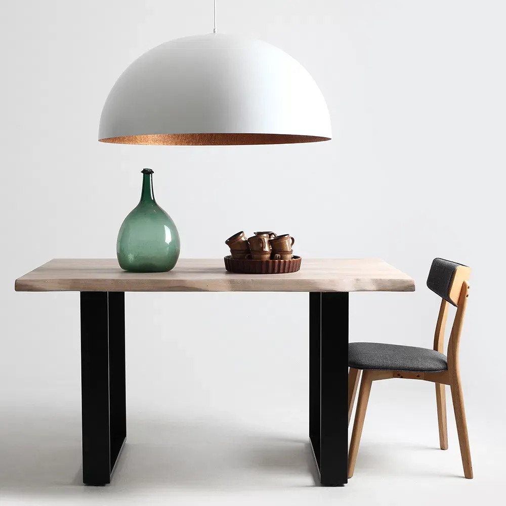Plafonska lampa LORD 90 – bakreno-bijela — gornji prikaz