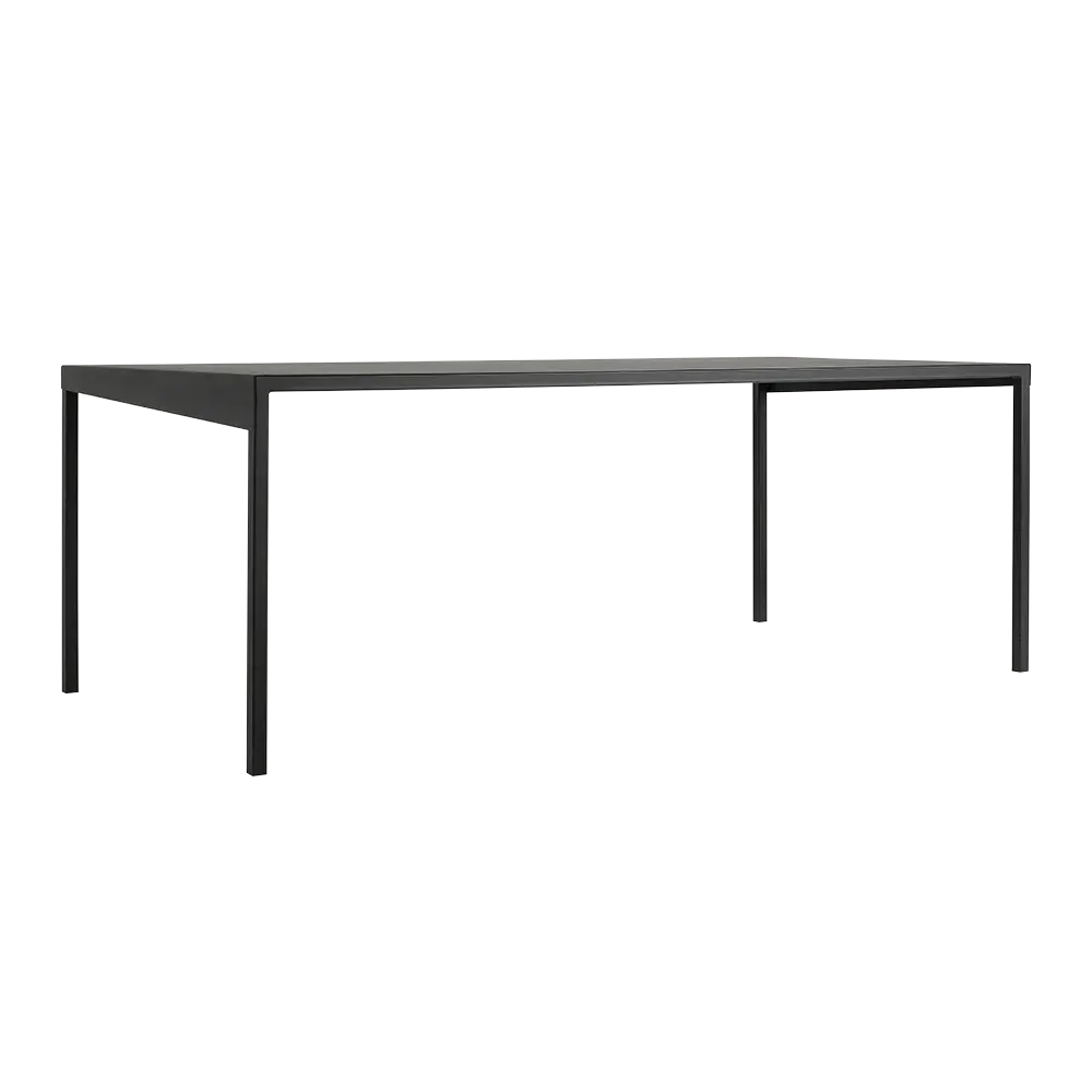 Blagovaonski stol OBROOS metal 180 – crna