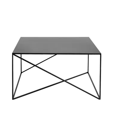 Klub stol MEMO metal crna