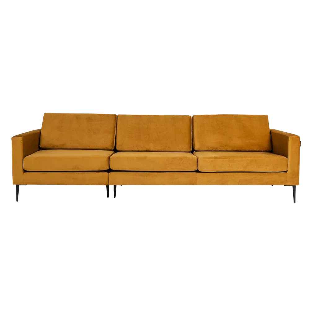 4 sjedalo sofa VERGAN – passion fruit, crna