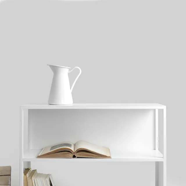 Knjižnica HYLLER SIDE metal, bijela 100×35×75 | V&B Casa