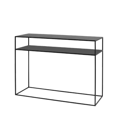 Konzolni stol TENSIO 2 FLOOR metal, crna