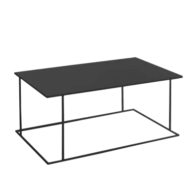 Klub stol WALT metal, crna