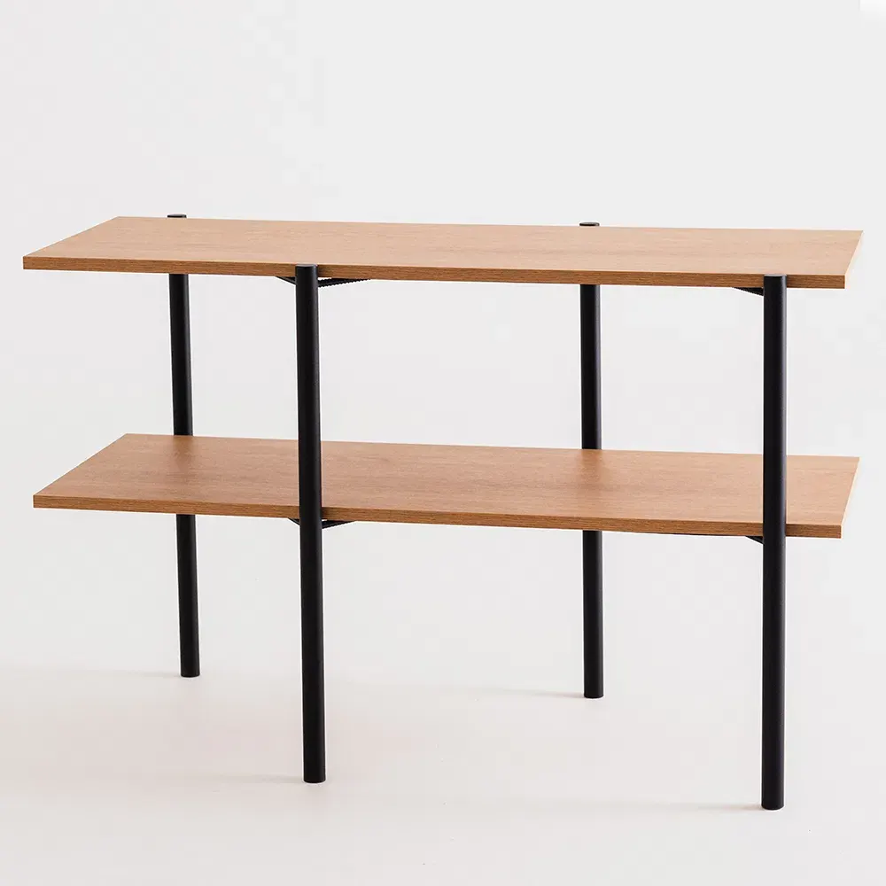 Konzolni stol RAVE BASIC 110 – hrast(3395), crna — lifestyle prikaz