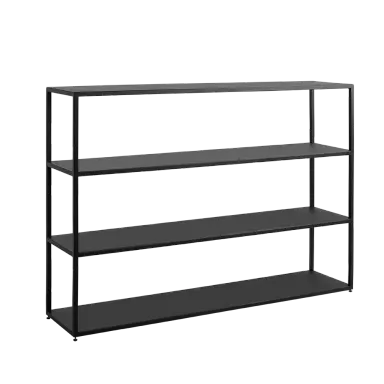 Stalak za knjige HYLLER metal, crna