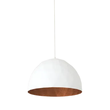 Plafonska lampa LEONARD L - bakreno-bijela