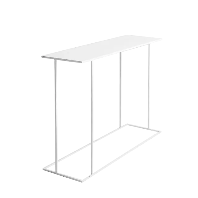 Konzolni stol WALT metal 100, bijela 100×30×75 | V&B Casa