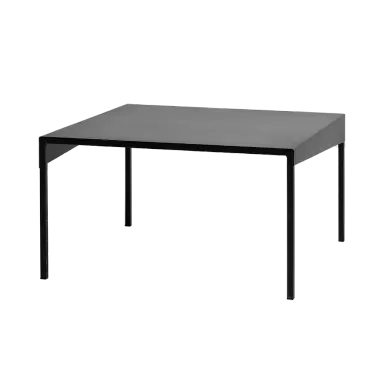 Klub stol OBROOS metal 80, crna