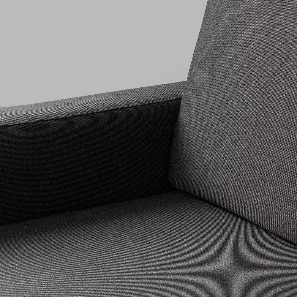 Trosjed kutna desna sofa SCANDIC, Carbon, prirodni — slika 7