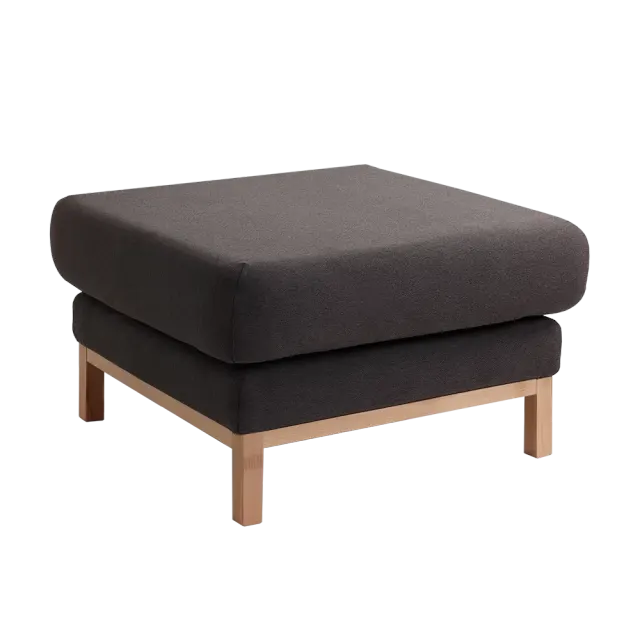 Tabure SCANDIC, Carbon, prirodni 80×80×46 | V&B Casa