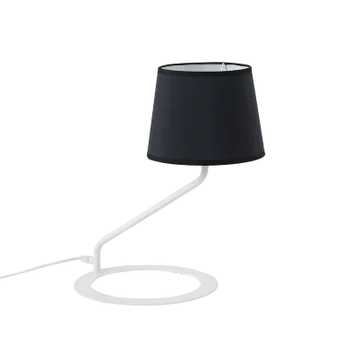 Stol lampa SHADE lampa - SHADE crna noga bijela, bijela/crna