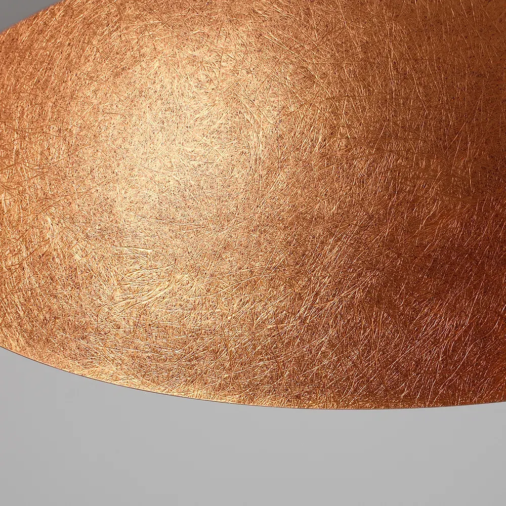 Plafonska lampa LORD 70 – bakreno-bijela — gornji prikaz