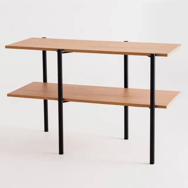 Konzolni stol RAVE BASIC 110 - hrast(3395), crna 110×50×71