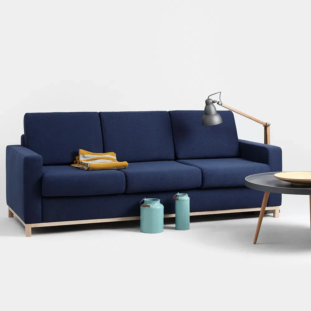 Trosjed krevet sofa SCANDIC, Inkjet, prirodni, Inky — lifestyle prikaz