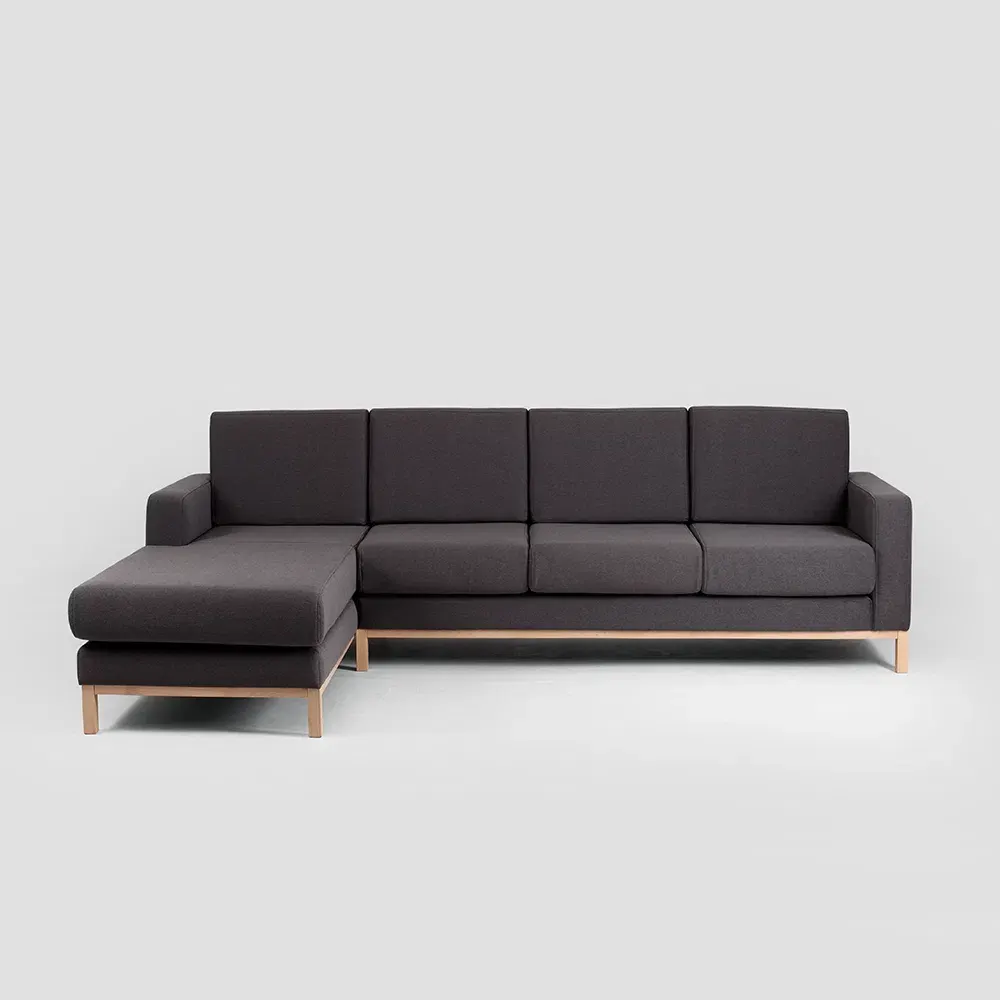 Trosjed kutna lijeva sofa SCANDIC, Carbon, Natura — slika 7