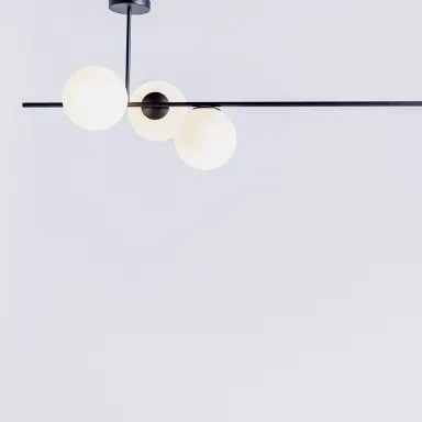 Viseća lampa BOBLER vodoravna - crna
