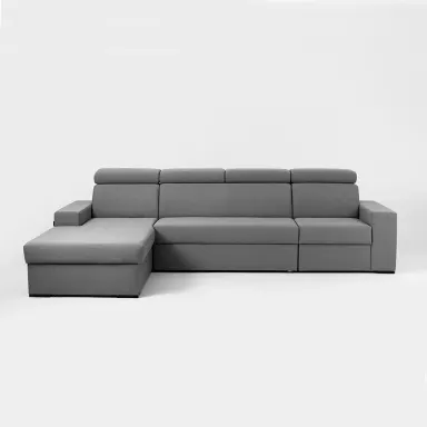 Kutna garnitura-krevet sofa ATLANTICA L, steel
