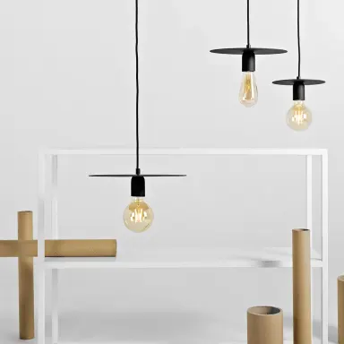 Viseća lampa SKIVAS S - crna