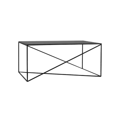 Klub stol MEMO metal, crna