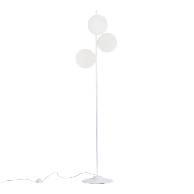 Podna lampa BOBLER - bijela