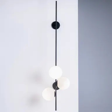 Zidna lampa BOBLER 2connect - crna